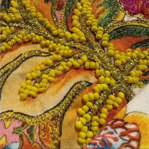 Robert Graham Multicolor GIVERNY FLOWERS LIMITED EDITION Sz L $398 NWT - Picture 5 of 16